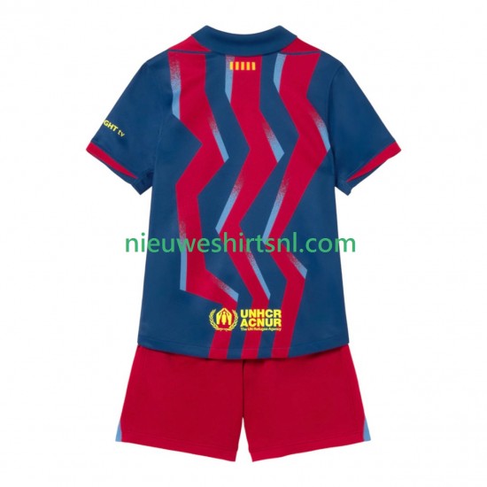FC Barcelona Kind Shirt met Bedrukking Vierde 2025-2026 Korte Mouw