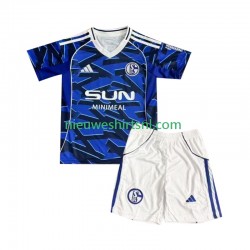 FC Schalke 04 Kind Shirt met Bedrukking Thuis 2025-2026 Korte Mouw