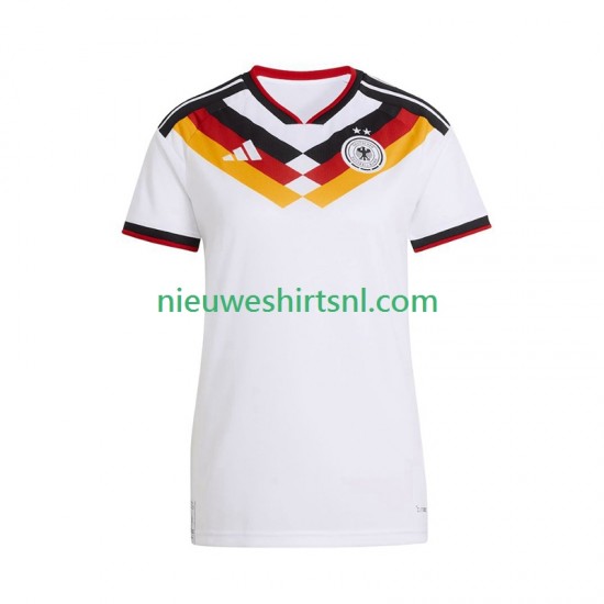 Duitsland Dames Shirt met Bedrukking Thuis WK 2026 Korte Mouw