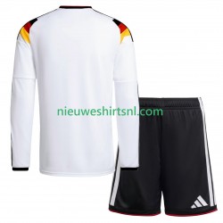 Duitsland Kind Shirt met Bedrukking Thuis WK 2026 Lange Mouw