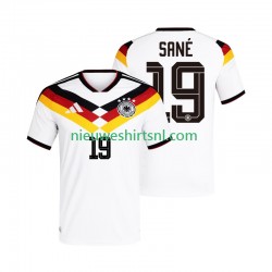 Duitsland Heren Shirt met Bedrukking Leroy Sane 19 Thuis WK 2026 Korte Mouw