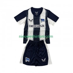 Hertha BSC Kind Shirt met Bedrukking Thuis 2025-2026 Korte Mouw