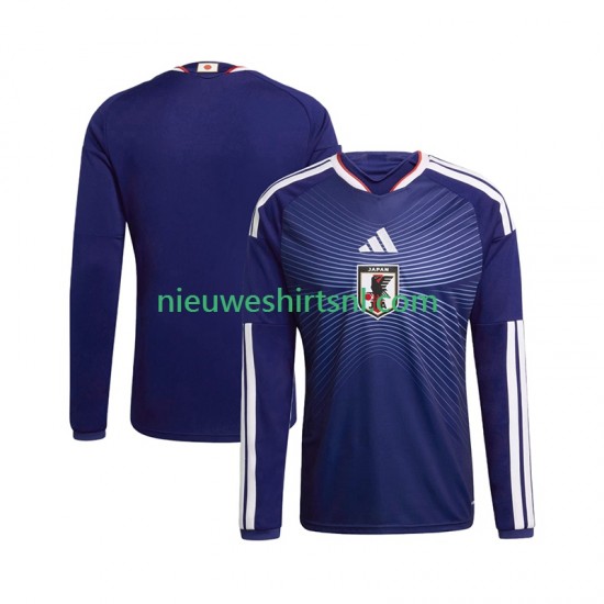 Japan Heren Shirt met Bedrukking Thuis WK 2026 Lange Mouw