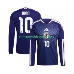 Japan Heren Shirt met Bedrukking Ritsu Doan 10 Thuis WK 2026 Lange Mouw