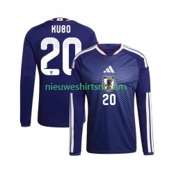 Japan Heren Shirt met Bedrukking Kubo 20 Thuis WK 2026 Lange Mouw