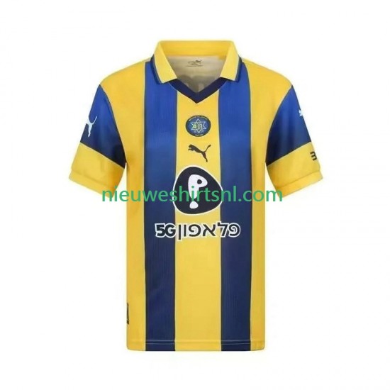 Heren Shirt met Bedrukking Maccabi Tel Aviv Thuis 2025-2026 Korte Mouw