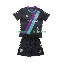 Málaga CF Kind Shirt met Bedrukking Uit 2025-2026 Korte Mouw