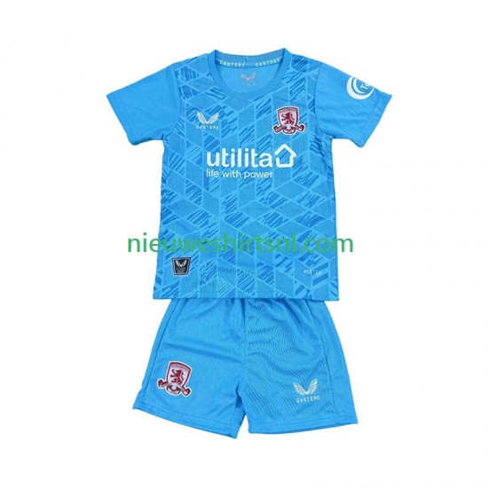Middlesbrough Kind Shirt met Bedrukking Doelman Thuis 2025-2026 Korte Mouw