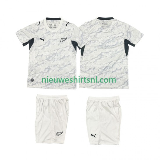 Nieuw-Zeeland Kind Shirt met Bedrukking Thuis 2026 Korte Mouw