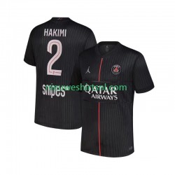 Paris Saint-Germain Heren Shirt met Bedrukking Achraf Hakimi 2 Vierde 2025-2026 Korte Mouw