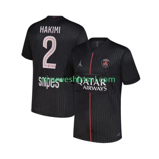 Paris Saint-Germain Heren Shirt met Bedrukking Achraf Hakimi 2 Vierde 2025-2026 Korte Mouw