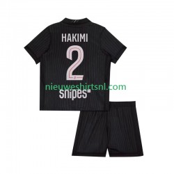 Paris Saint-Germain Kind Shirt met Bedrukking Achraf Hakimi 2 Vierde 2025-2026 Korte Mouw