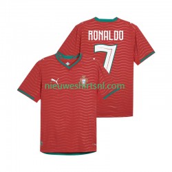 Portugal Heren Shirt met Bedrukking Cristiano Ronaldo 7 Thuis WK 2026 Korte Mouw