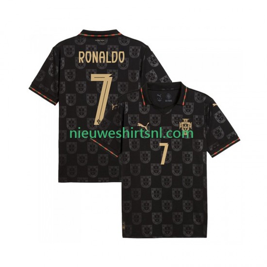 Portugal Heren Shirt met Bedrukking Cristiano Ronaldo 7 Special Thuis 2025-2026 Korte Mouw