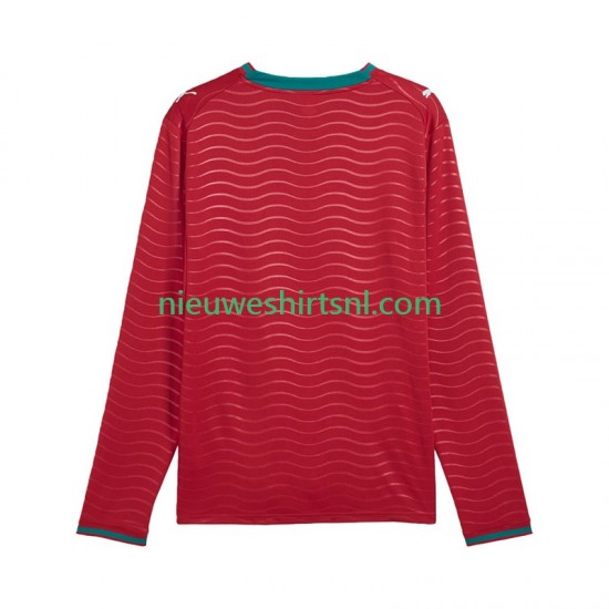 Portugal Heren Shirt met Bedrukking Thuis WK 2026 Lange Mouw