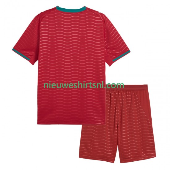 Portugal Kind Shirt met Bedrukking Thuis WK 2026 Korte Mouw