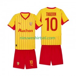 RC Lens Kind Shirt met Bedrukking Florian Thauvin 10 Thuis 2025-2026 Korte Mouw