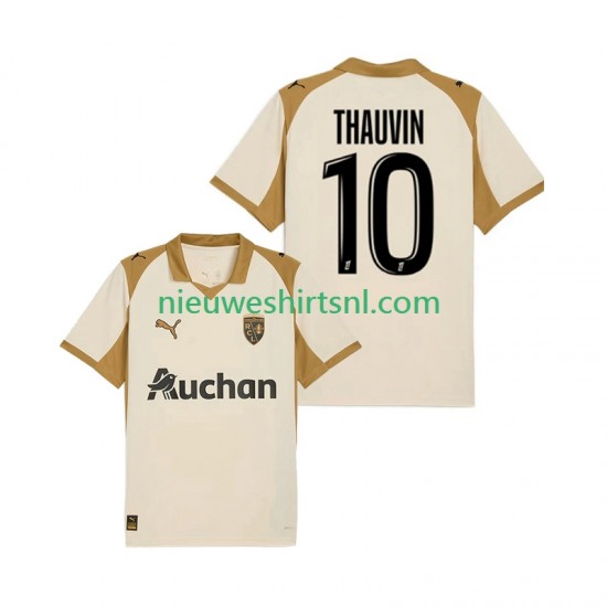 RC Lens Heren Shirt met Bedrukking Florian Thauvin 10 Derde 2025-2026 Korte Mouw