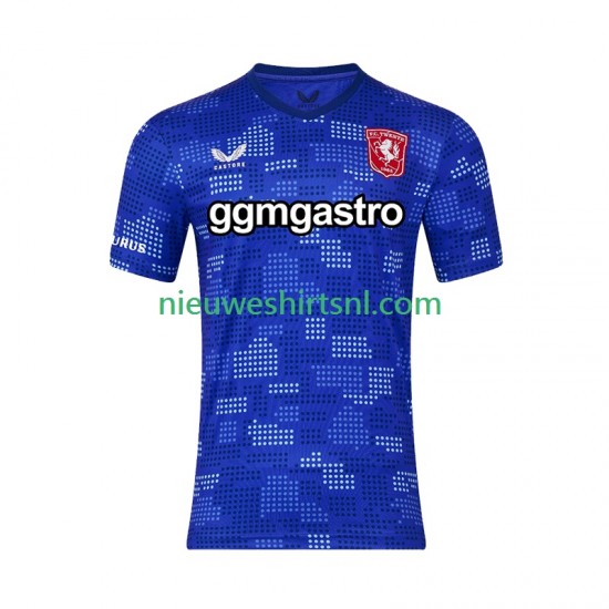 Twente Heren Shirt met Bedrukking Uit 2025-2026 Korte Mouw