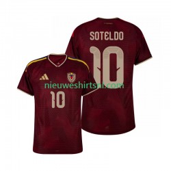 Venezuela Heren Shirt met Bedrukking Yeferson Soteldo 10 Thuis 2026 Korte Mouw