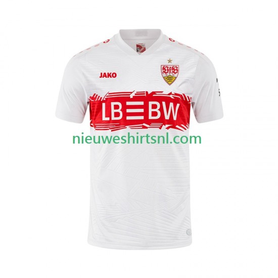 VfB Stuttgart Heren Shirt met Bedrukking Thuis 2025-2026 Korte Mouw