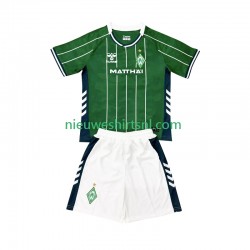 Kind Shirt met Bedrukking Werder Bremen Thuis 2025-2026 Korte Mouw