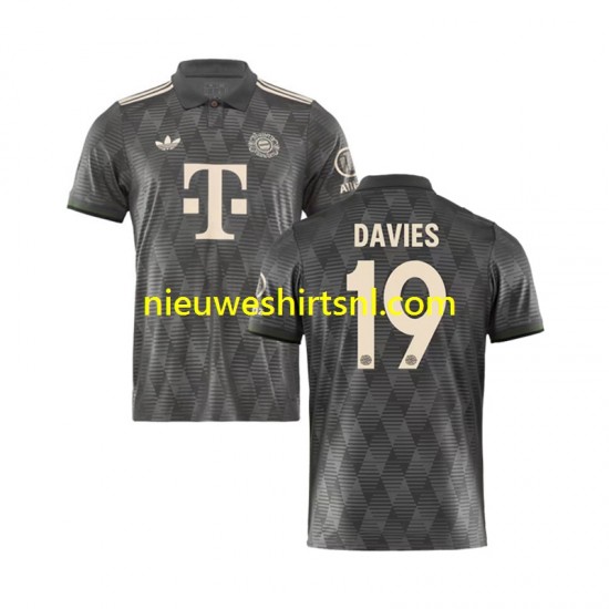 FC Bayern München Heren Shirt met Bedrukking DAVIES 19 Octoberfest Vierde 2024-2025 Korte Mouw