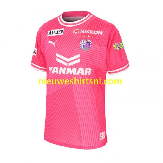 Cerezo Osaka Heren Shirt met Bedrukking Thuis 2024 Korte Mouw