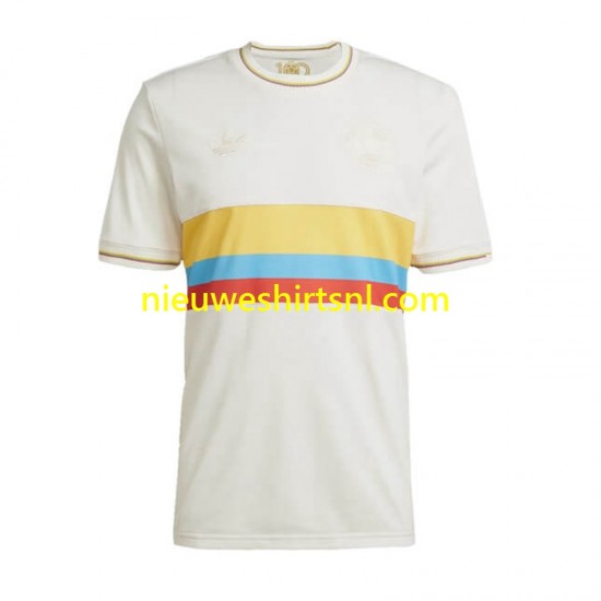 Colombia Heren Shirt met Bedrukking Centenary Thuis Korte Mouw