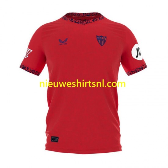 Sevilla FC Heren Shirt met Bedrukking Uit 2024-2025 Korte Mouw