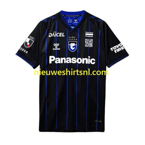 Heren Shirt met Bedrukking Gamba Osaka Thuis 2024 Korte Mouw