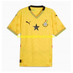 Ghana Heren Shirt met Bedrukking Uit 2024 Korte Mouw