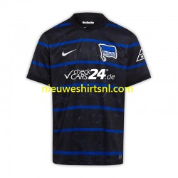 Hertha BSC Heren Shirt met Bedrukking Uit 2024-2025 Korte Mouw