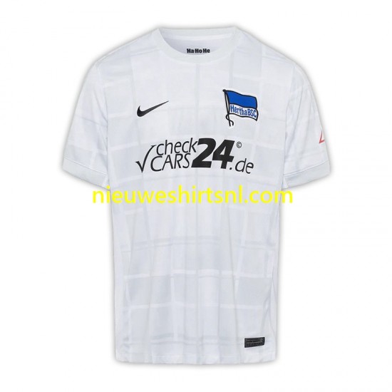 Hertha BSC Heren Shirt met Bedrukking Vierde 2024-2025 Korte Mouw