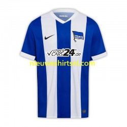 Hertha BSC Heren Shirt met Bedrukking Thuis 2024-2025 Korte Mouw