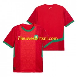Marokko Heren Shirt met Bedrukking Thuis 2024 Korte Mouw
