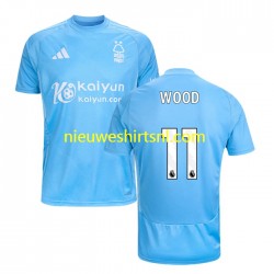 Nottingham Forest Heren Shirt met Bedrukking Chris Wood 11 Derde 2024-2025 Korte Mouw
