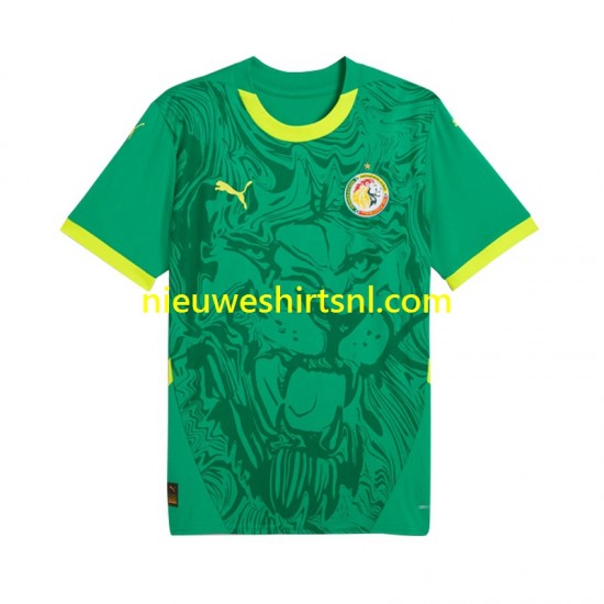 Senegal Heren Shirt met Bedrukking Uit 2025 Korte Mouw