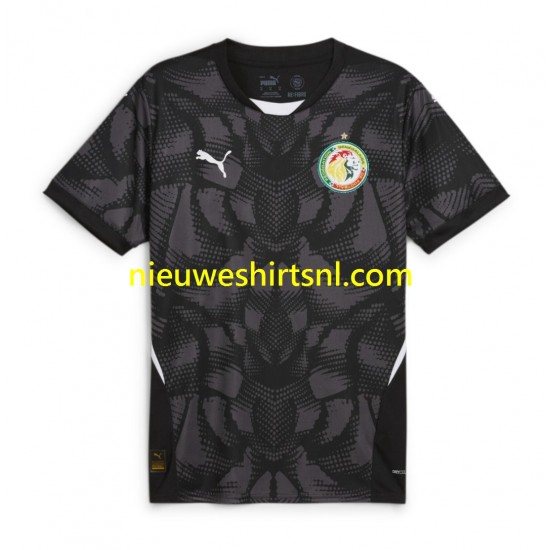 Senegal Heren Shirt met Bedrukking Doelman Uit 2025 Korte Mouw
