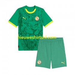 Senegal Kind Shirt met Bedrukking Uit 2025 Korte Mouw