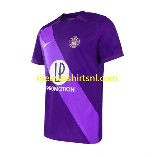 Toulouse FC Heren Shirt met Bedrukking Thuis 2024-2025 Korte Mouw