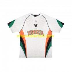 Venezia Heren Shirt met Bedrukking Uit 2024-2025 Korte Mouw