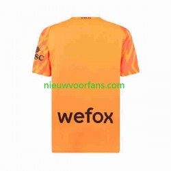 AC Milan Heren Shirt met Bedrukking Doelman Uit 2023-2024 Korte Mouw