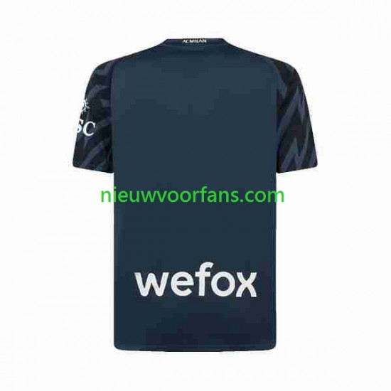 AC Milan Heren Shirt met Bedrukking Doelman Derde 2023-2024 Korte Mouw