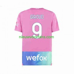 AC Milan Heren Shirt met Bedrukking Olivier Giroud 9 Derde 2023-2024 Korte Mouw