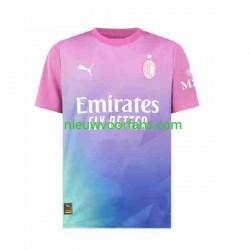 AC Milan Heren Shirt met Bedrukking Derde 2023-2024 Korte Mouw