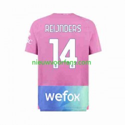 AC Milan Heren Shirt met Bedrukking Tijjani Reijnders 14 Derde 2023-2024 Korte Mouw