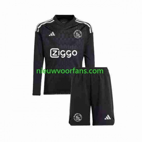 AFC Ajax Kind Shirt met Bedrukking Doelman Derde 2023-2024 Lange Mouw