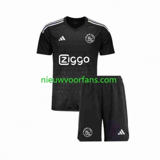 AFC Ajax Kind Shirt met Bedrukking Doelman Derde 2023-2024 Korte Mouw