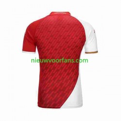 AS Monaco Heren Shirt met Bedrukking Thuis 2023-2024 Korte Mouw